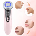 Massageador Facial LED 5 em 1 com Radiofrequência e Vibração Anti-Idade Lifting e Rejuvenescimento