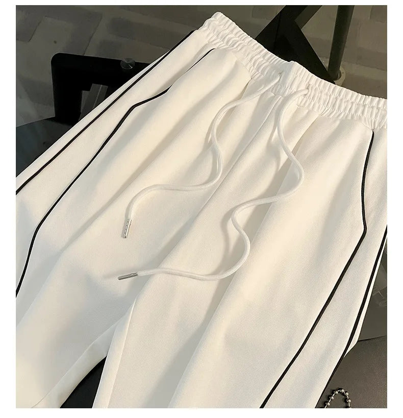 Color Block Two-Piece Set – Zip Jacket & Wide Leg Pants | Women's Casual Leisure Outfit