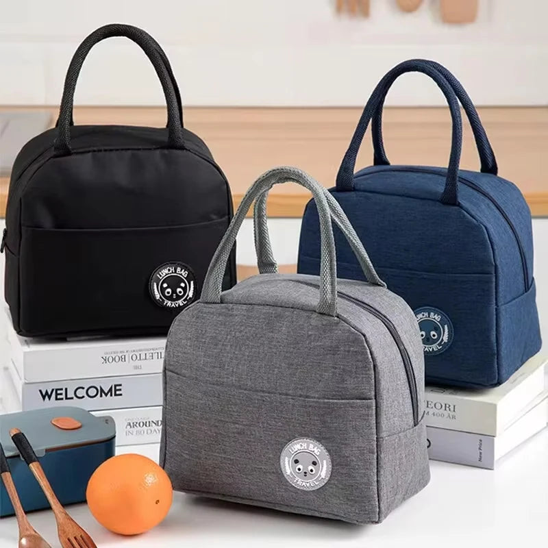 Bolsa Térmica para Marmita com Papel Alumínio Lancheira Isolante para Escola e Trabalho