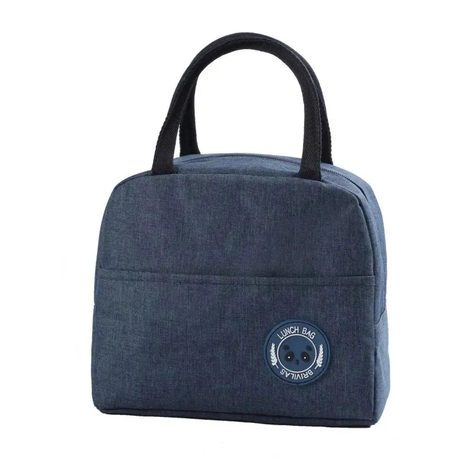 Bolsa Térmica para Marmita com Papel Alumínio Lancheira Isolante para Escola e Trabalho