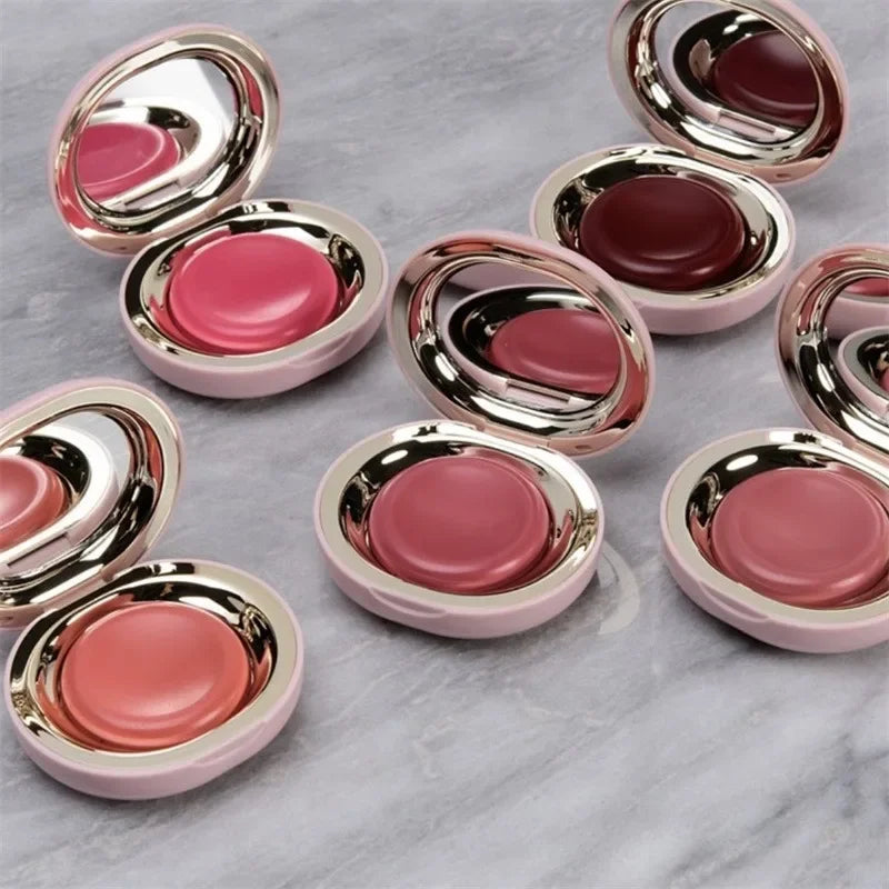 Blush Cremoso Matte com Glitter Iluminador e Lip Gloss Nutritivo para Maquiagem Completa