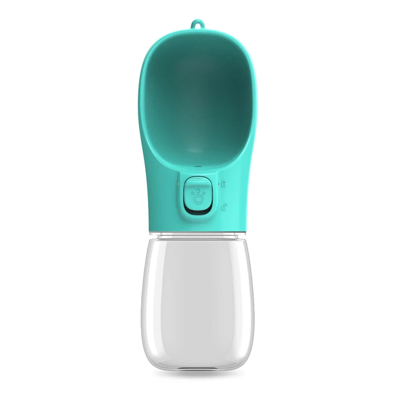 Garrafa de Água Portátil para Cães e Gatos Anti-Vazamento para Passeios 300ml 350ml 550ml