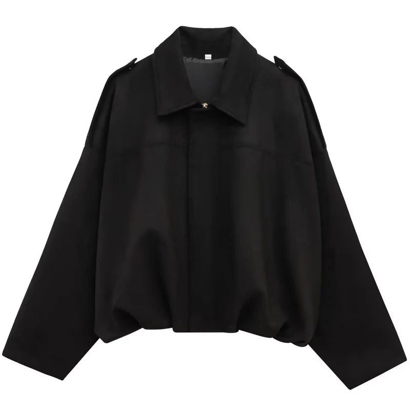 Women's Black Blazer Vest Jacket – Sleeveless V-Neck Notched Coat | British Style