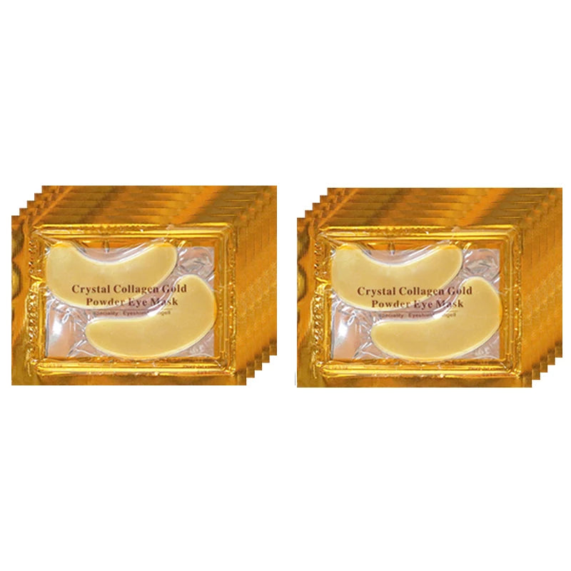 Máscara de Colágeno Dourado para Olhos e Lábios Anti-Idade Hidratante e Anti-Olheiras