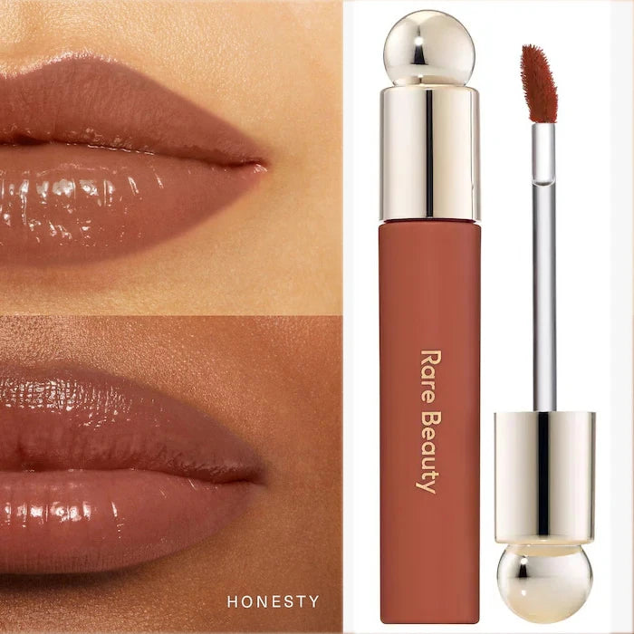 Blush Cremoso Matte com Glitter Iluminador e Lip Gloss Nutritivo para Maquiagem Completa