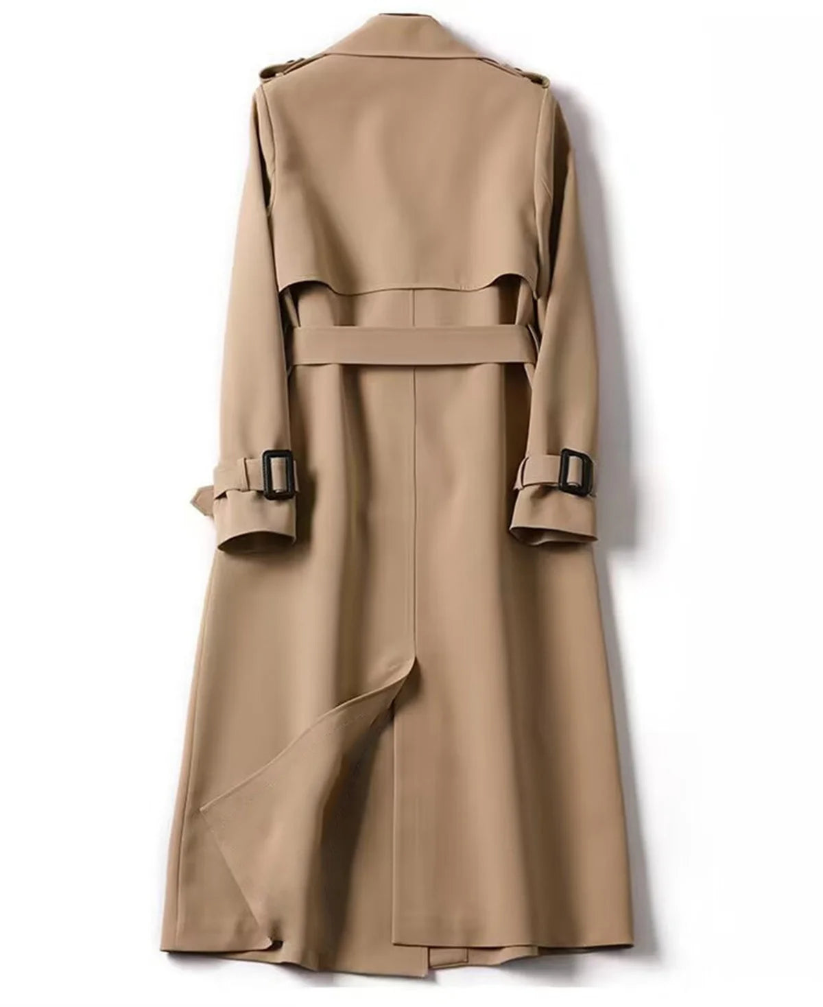Women's Classic Trench Coat | Belted Long Jacket | Spring & Autumn Outerwear