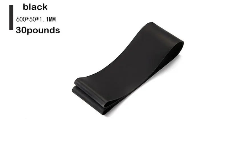 Kit 5 Faixas Elásticas de Resistência para Yoga Agachamento Glúteos e Alongamento