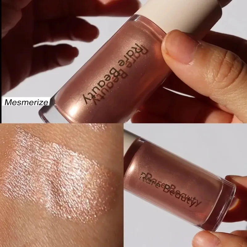 Blush Cremoso Matte com Glitter Iluminador e Lip Gloss Nutritivo para Maquiagem Completa