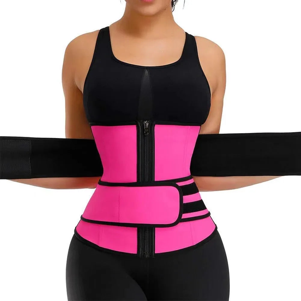 Cinta Modeladora Esportiva para Cintura e Abdômen Queima de Gordura e Suporte Lombar Unissex