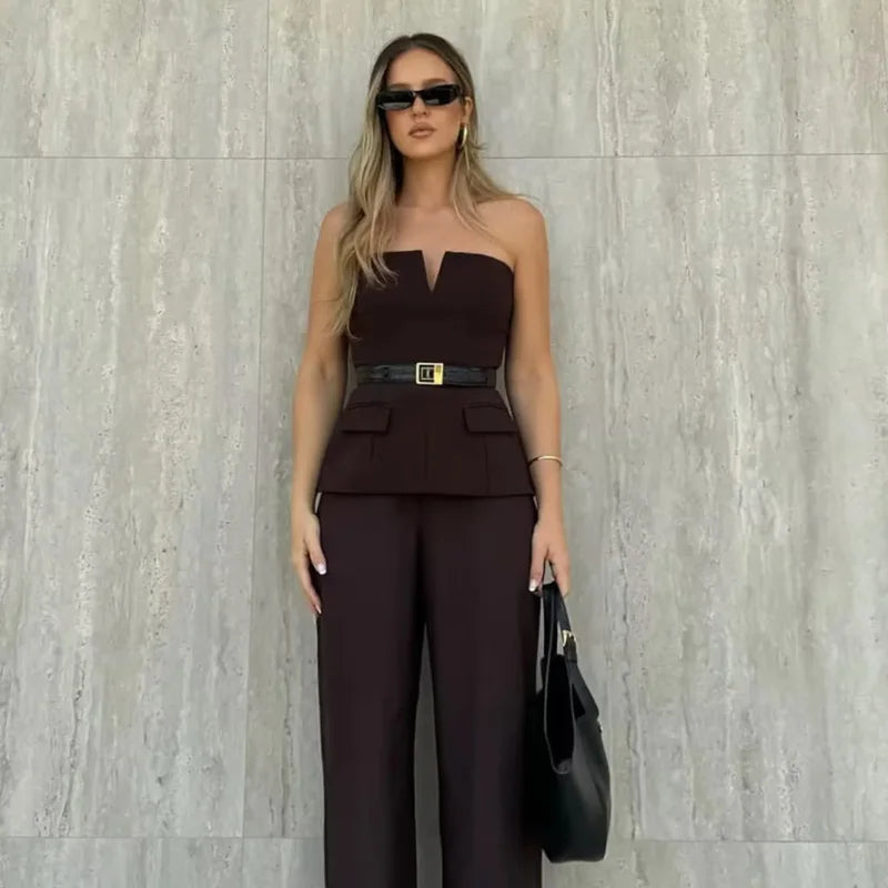 Women's Backless Corset Tube Top | Strapless Crop Tank | High Street Summer Essential