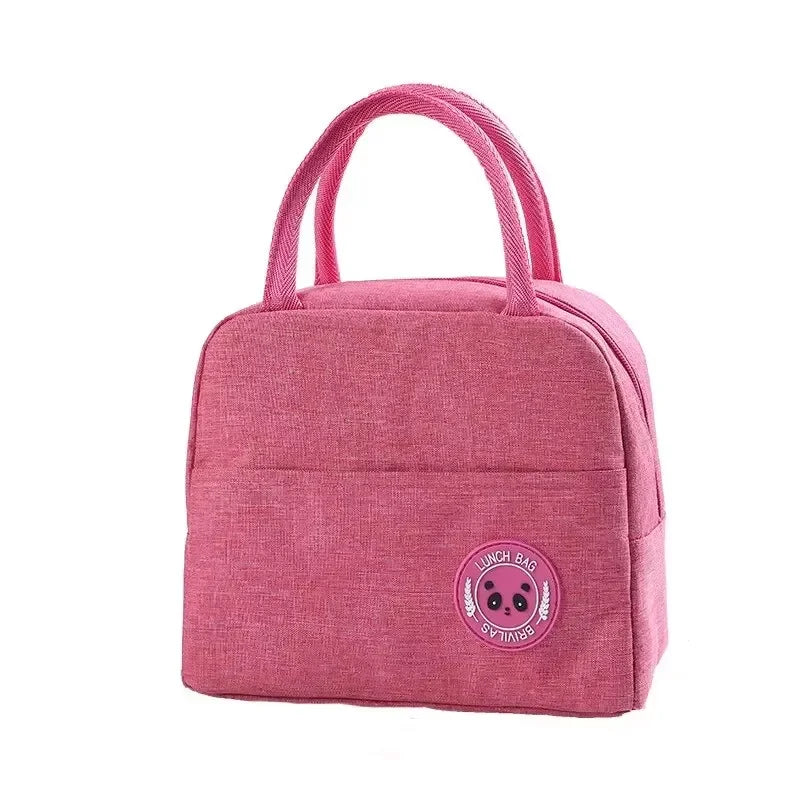 Bolsa Térmica para Marmita com Papel Alumínio Lancheira Isolante para Escola e Trabalho