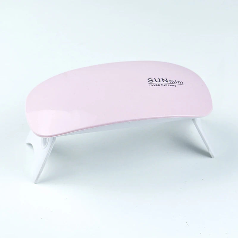 Cabine UV LED Portátil para Unhas 6W USB Mini Secadora de Esmalte Gel para Manicure