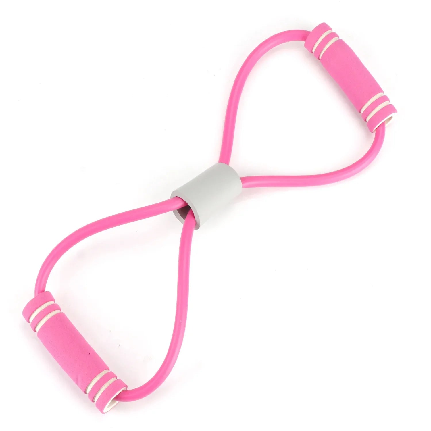 Faixa Elástica de Resistência com Espuma para Yoga Pilates e Treino Funcional Feminino