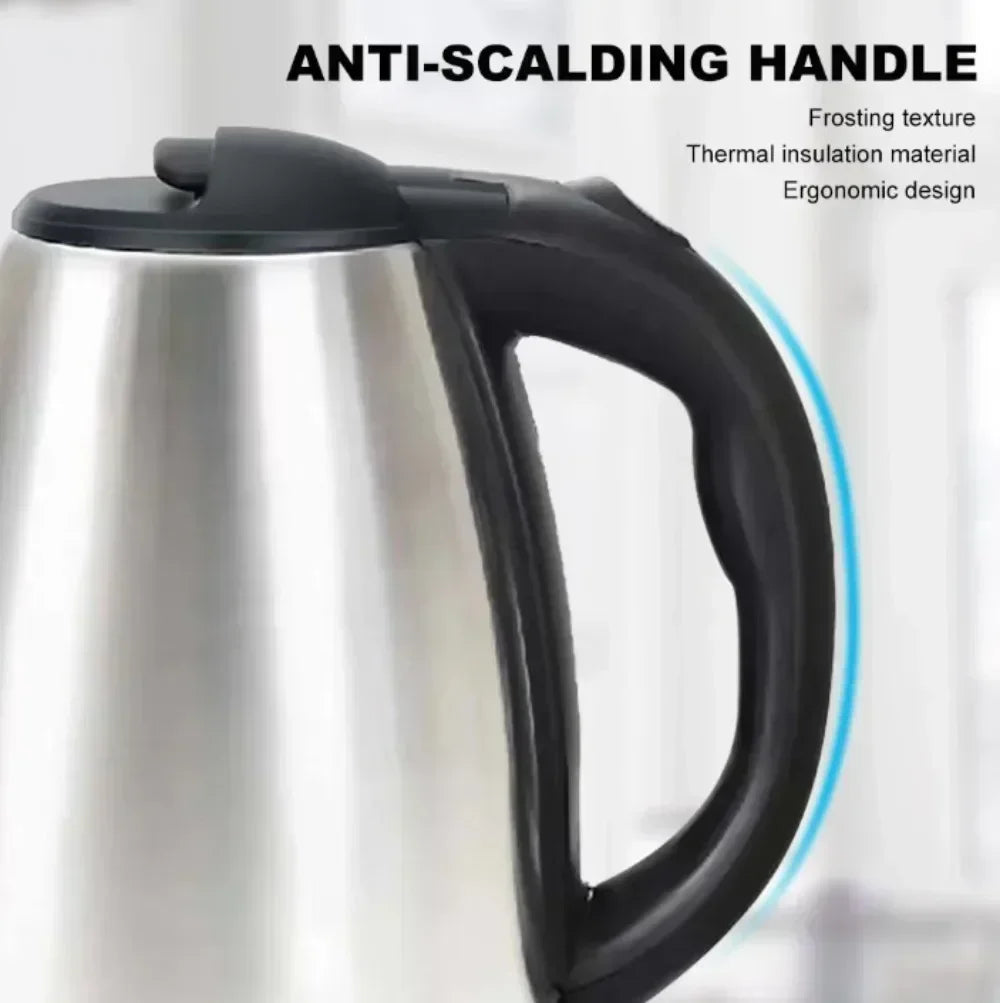 2L Food Grade Stainless Steel Electric Kettle Fast Boiling Water Heater Multifunctional Teapot for Coffee Beverage