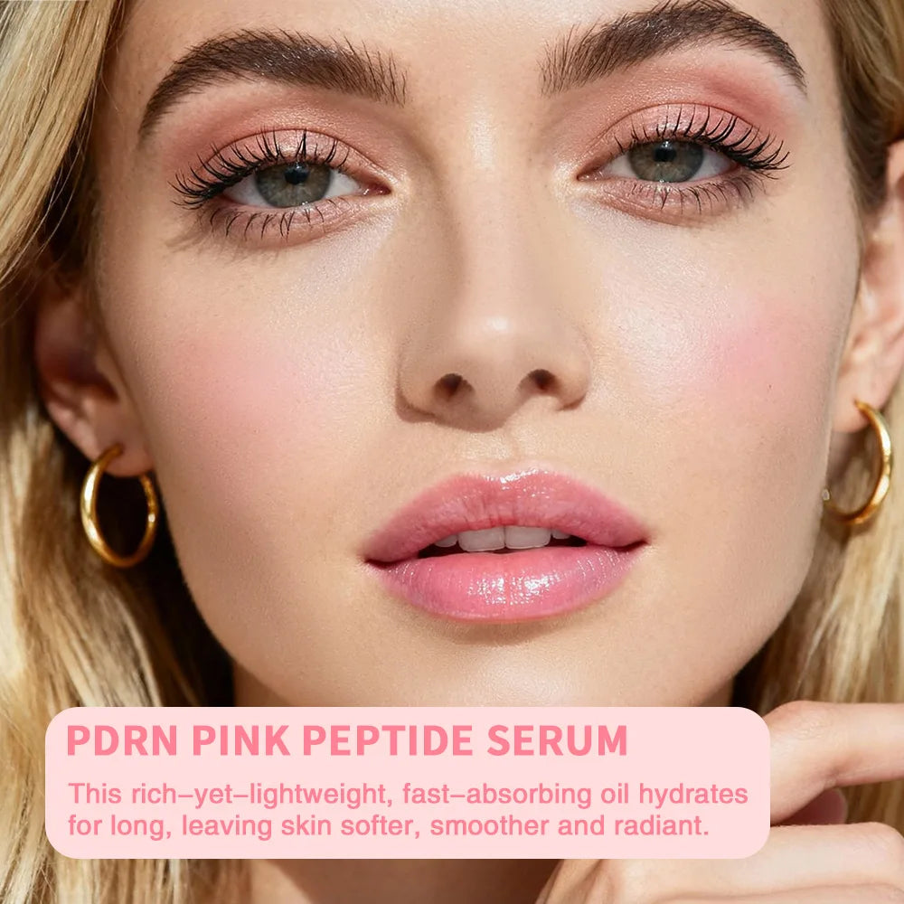 Sérum Facial PDRN com DNA de Salmão e Peptídeos Rosa Hidratante e Reparador de Barreira Cutânea