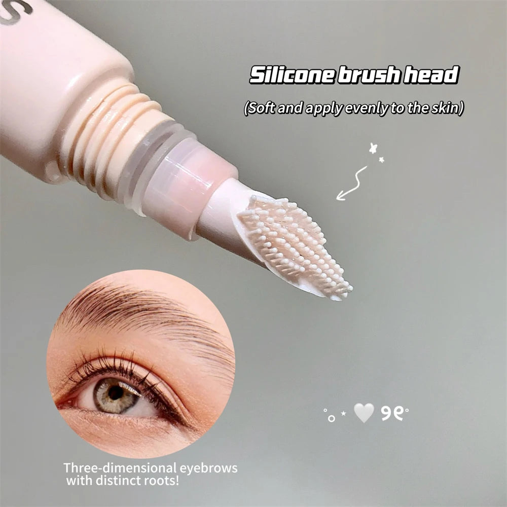 Gel para Sobrancelhas 3D Waterproof com Escova de Silicone Fixador de Longa Duração 6,8g