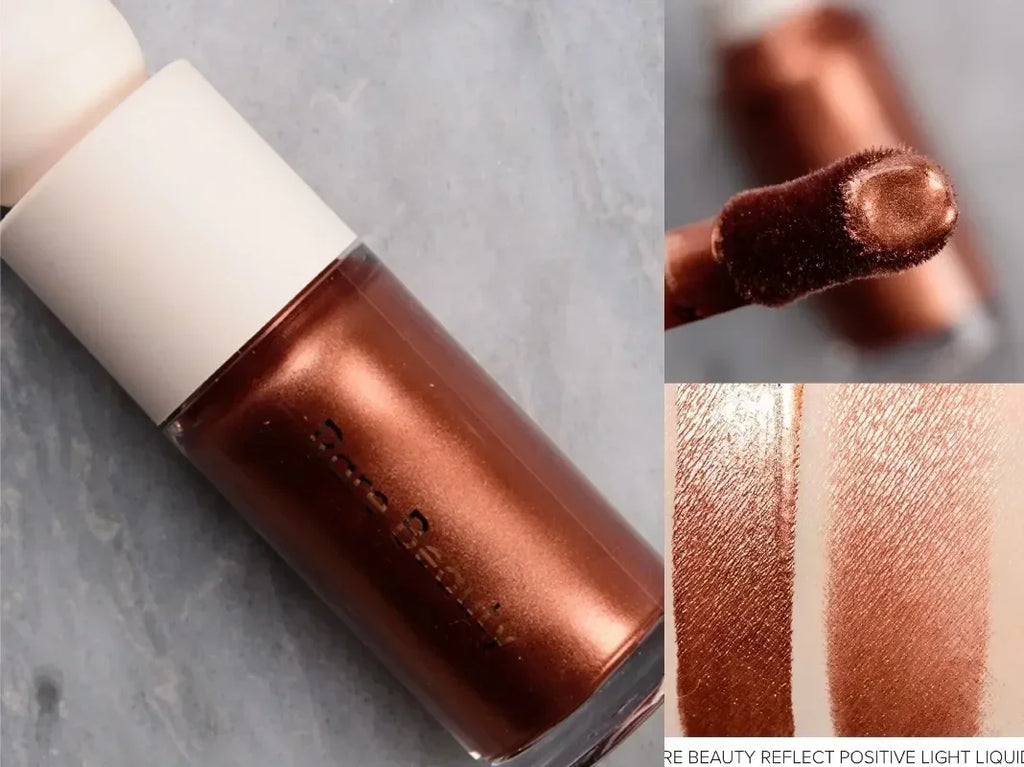 Blush Cremoso Matte com Glitter Iluminador e Lip Gloss Nutritivo para Maquiagem Completa