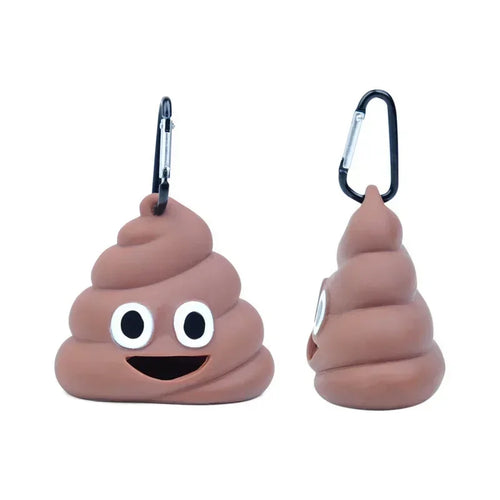 Dispenser Porta Sacos Higiênicos Degrádavel para Cães e Gatos Portátil para Passeios 8x9cm