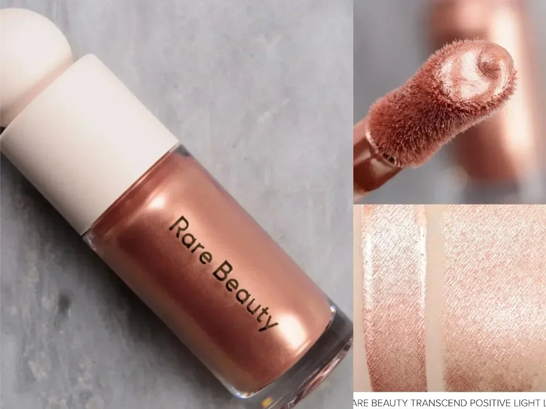 Blush Cremoso Matte com Glitter Iluminador e Lip Gloss Nutritivo para Maquiagem Completa
