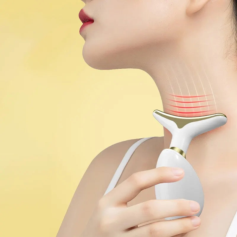 Massageador Facial e Cervical Elétrico Lifting Firmador e Rejuvenescedor