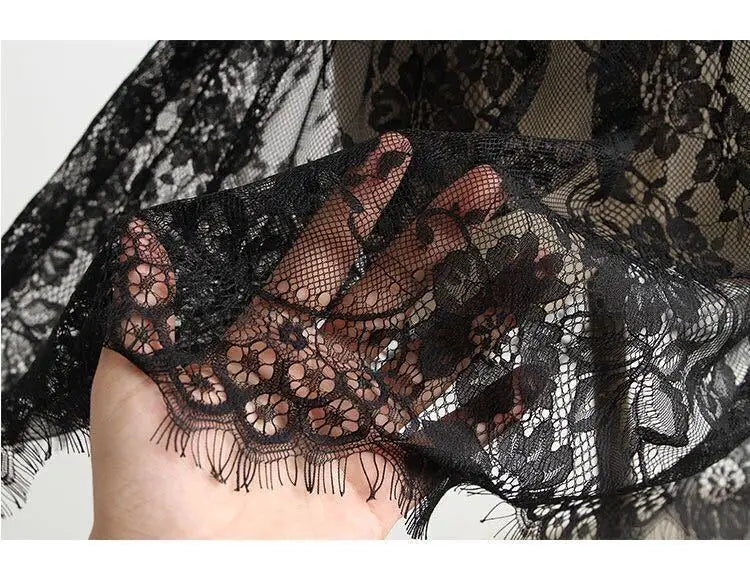 Women's Lace Mesh Tulle Mini Skirt – High Waist Transparent Floral | Korean Fashion