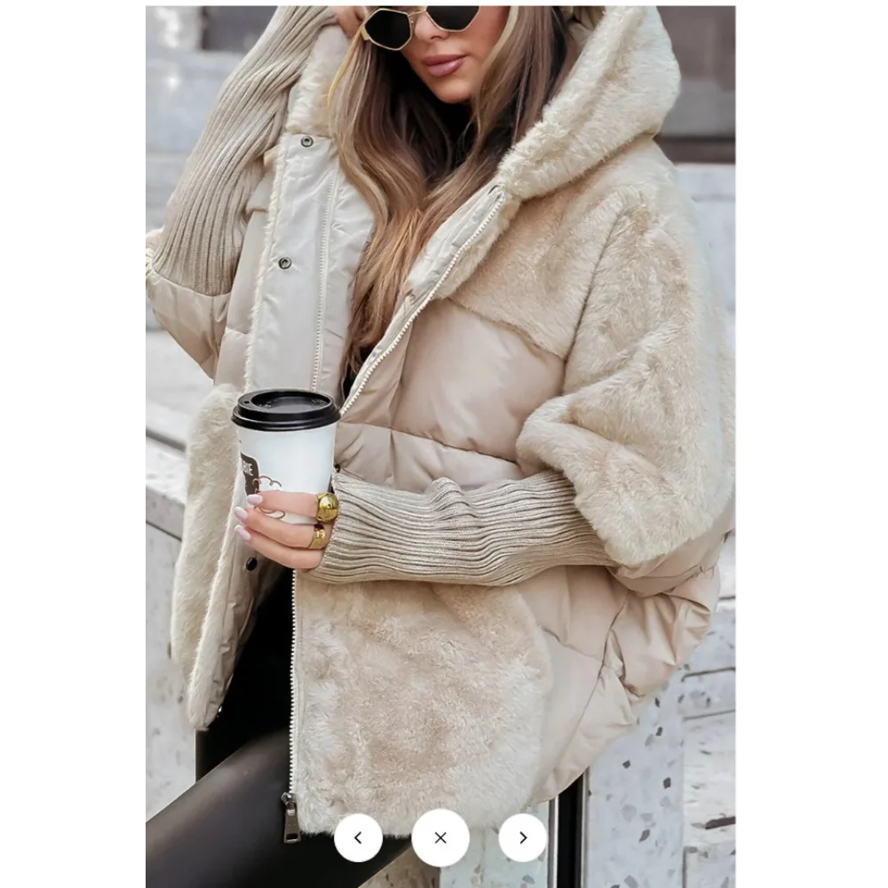 Women's Hooded Winter Jacket – Loose Thick Streetwear Coat | 4 Colors S–XXXL