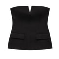 Women's Backless Corset Tube Top | Strapless Crop Tank | High Street Summer Essential
