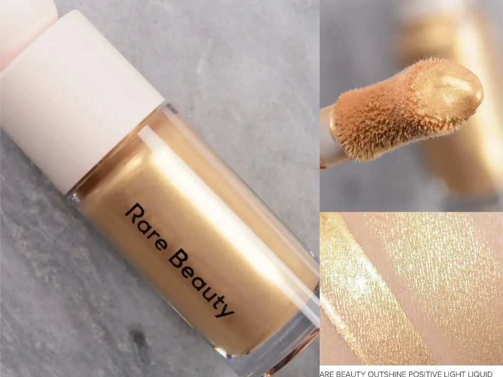 Blush Cremoso Matte com Glitter Iluminador e Lip Gloss Nutritivo para Maquiagem Completa