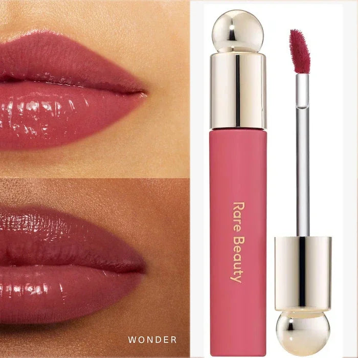 Blush Cremoso Matte com Glitter Iluminador e Lip Gloss Nutritivo para Maquiagem Completa