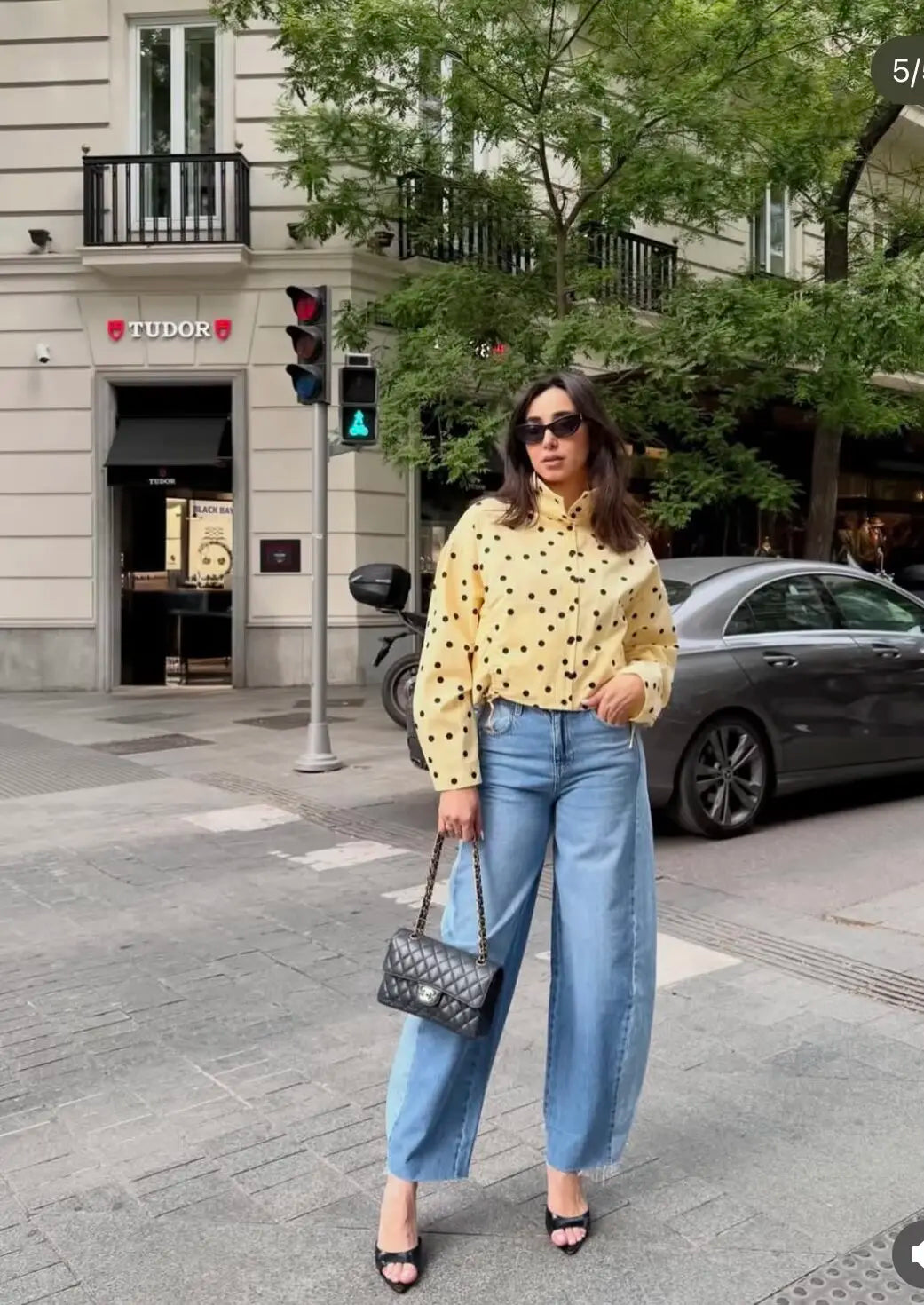 Women's Polka Dot Jacket & Shorts Set – Chic 2-Piece Street Style Suit