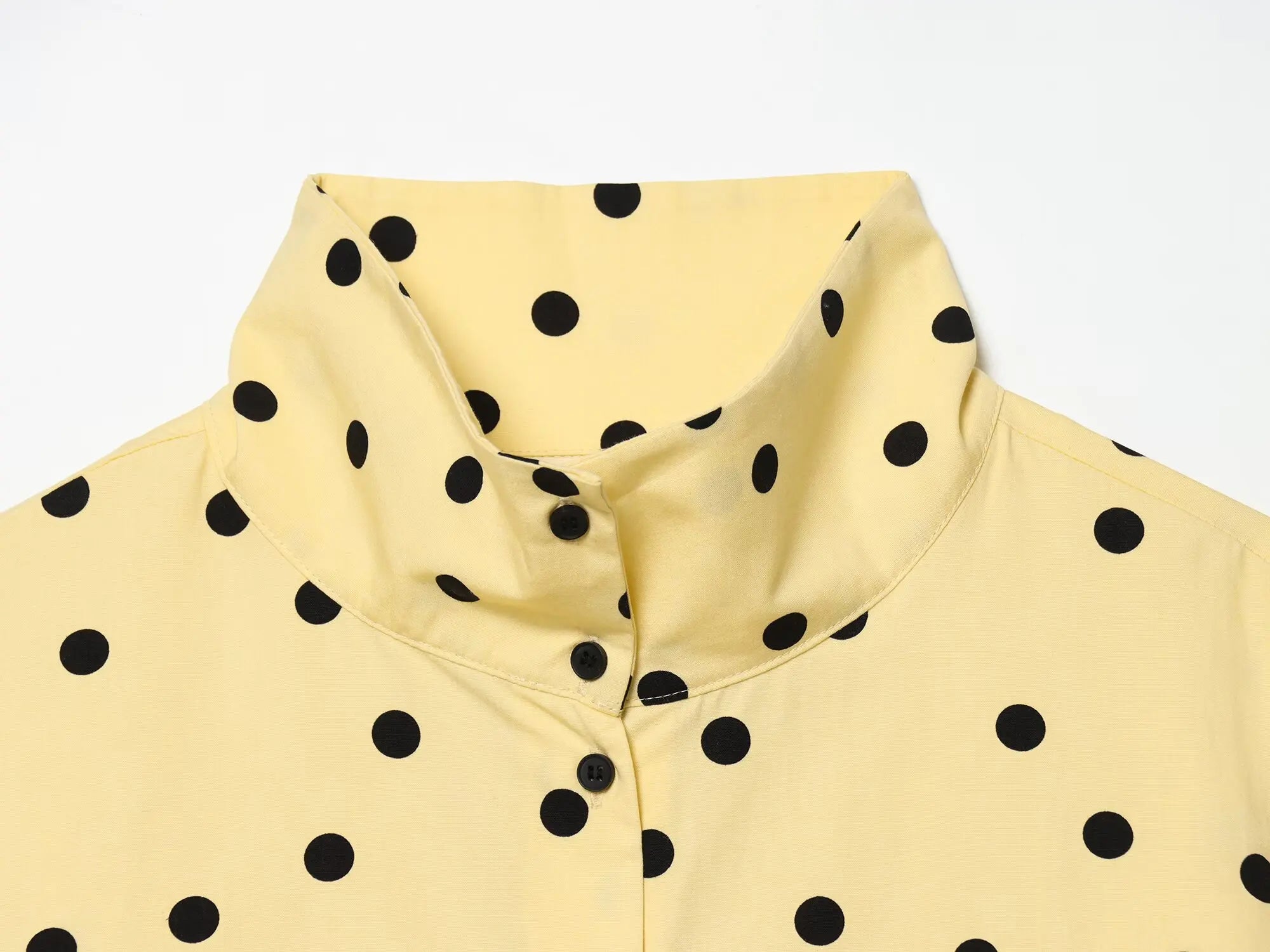 Women's Polka Dot Jacket & Shorts Set – Chic 2-Piece Street Style Suit