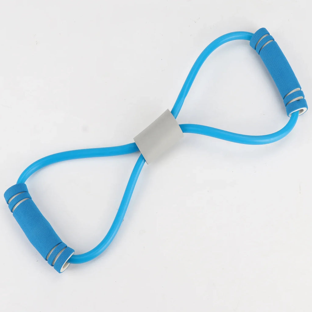 Faixa Elástica de Resistência com Espuma para Yoga Pilates e Treino Funcional Feminino