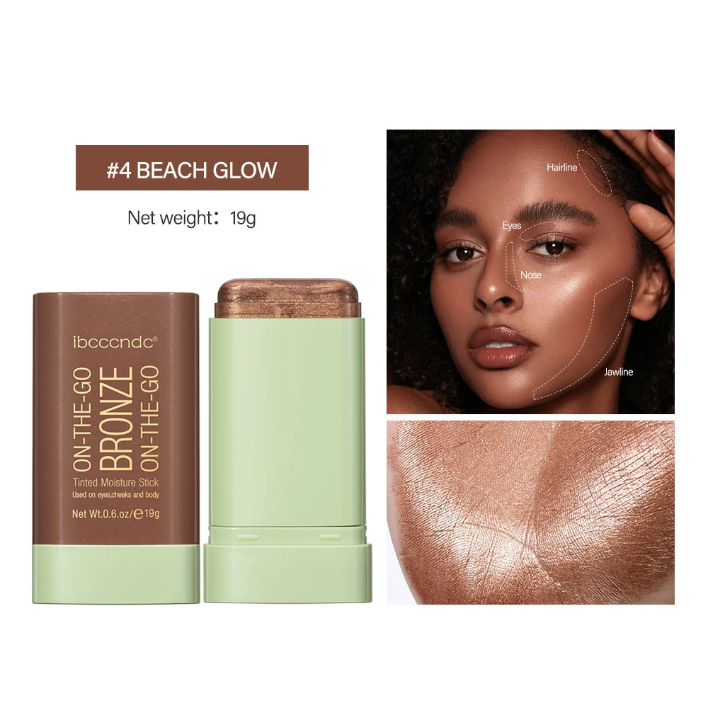 Blush Stick Cremoso Waterproof com Alta Pigmentação e Longa Duração 7 Tons Ilumina e Colore