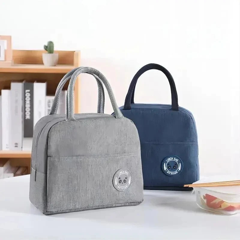 Bolsa Térmica para Marmita com Papel Alumínio Lancheira Isolante para Escola e Trabalho
