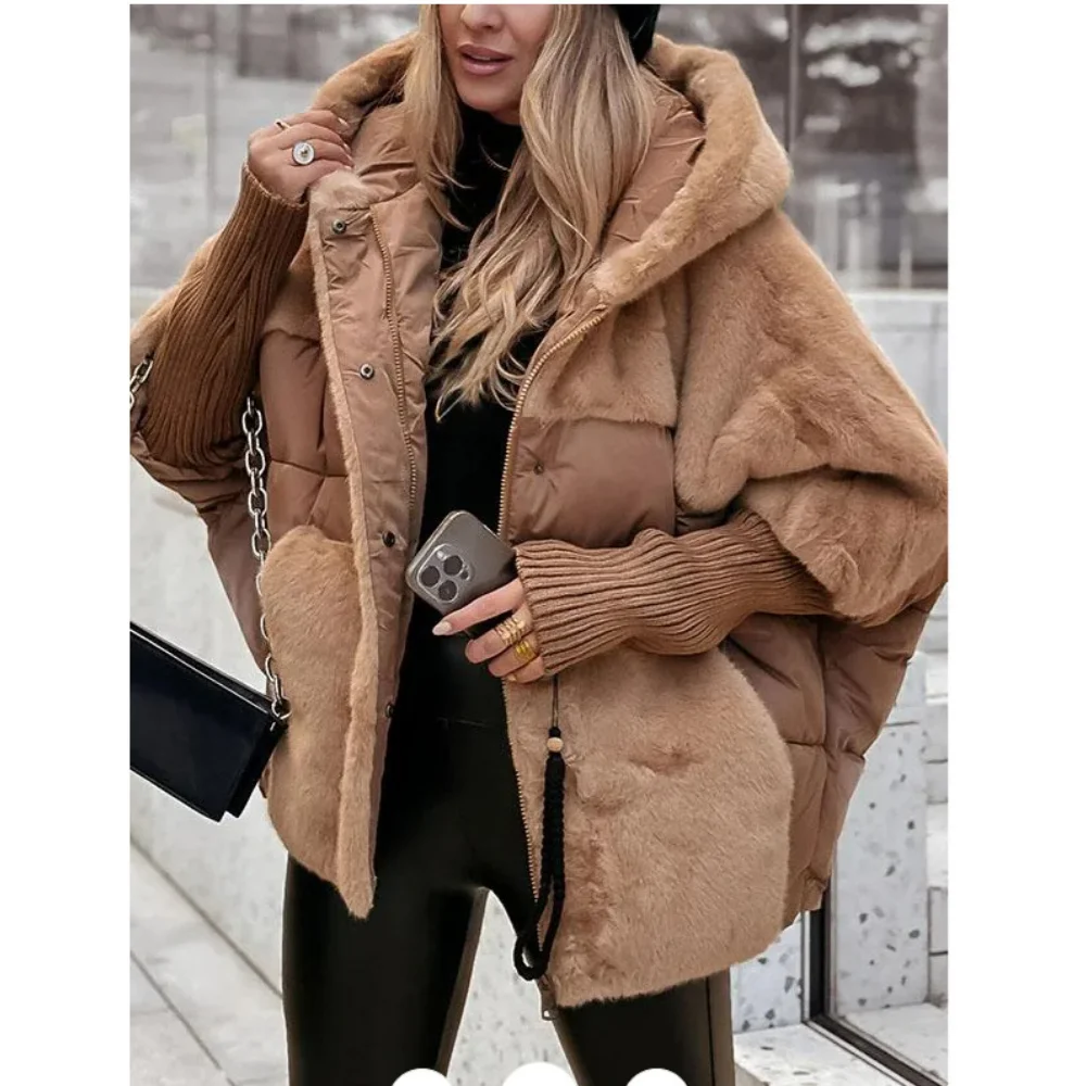Women's Hooded Winter Jacket – Loose Thick Streetwear Coat | 4 Colors S–XXXL