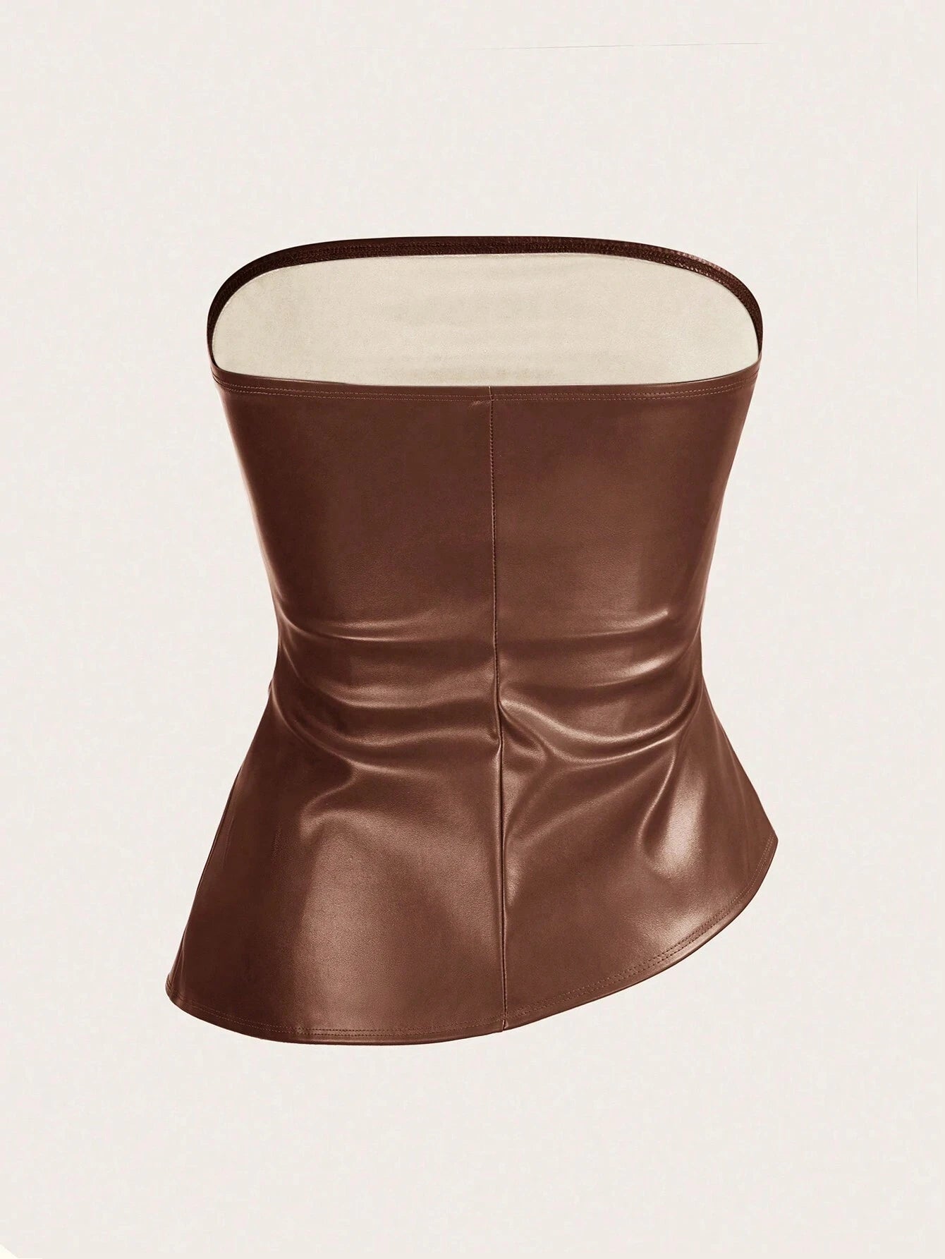 Women's Ruched Tube Top | Asymmetric Hem Strapless Crop | Summer Casual Daily Wear