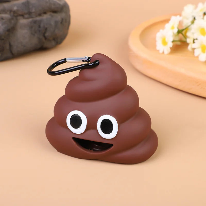 Dispenser Porta Sacos Higiênicos Degrádavel para Cães e Gatos Portátil para Passeios 8x9cm