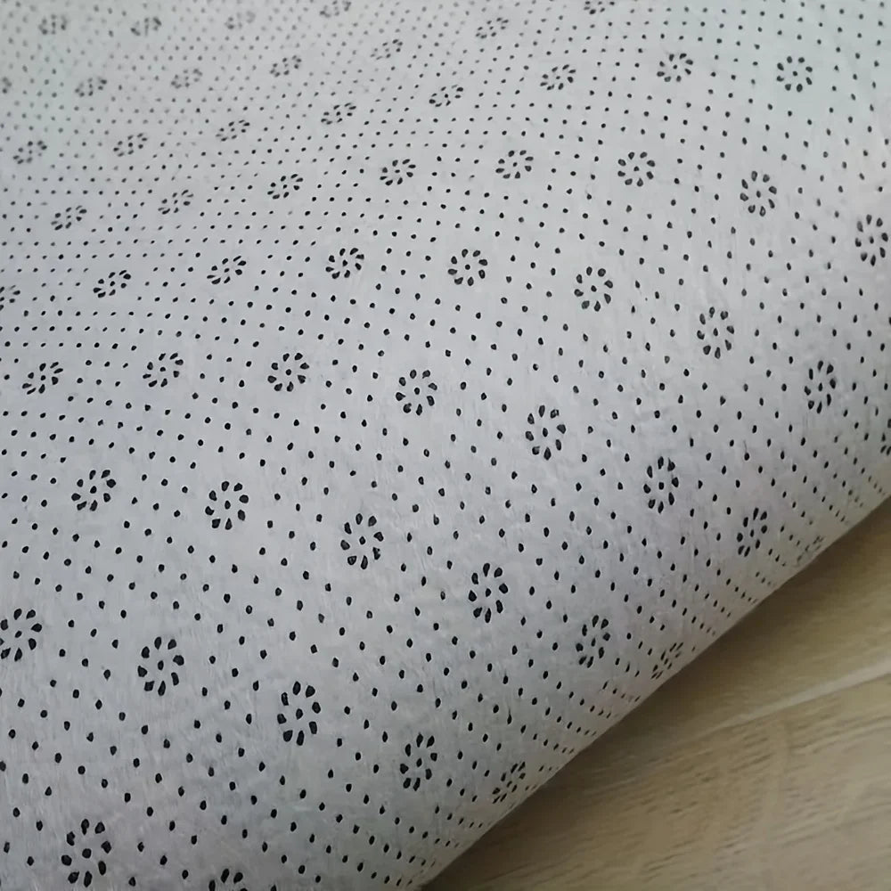 Tapete de Banheiro Flanelado Listrado Macio e Antiderrapante para Box e Porta 40x60cm