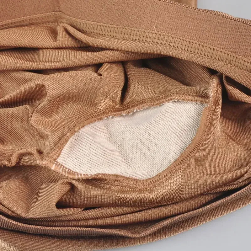 Meia-Calça Modeladora Brilhante 70D Feminina Acetinada para Dança e Festas