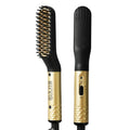 Pente Alisador Elétrico 2 em 1 para Barba e Cabelo com Temperatura Ajustável 160°C a 240°C Bivolt