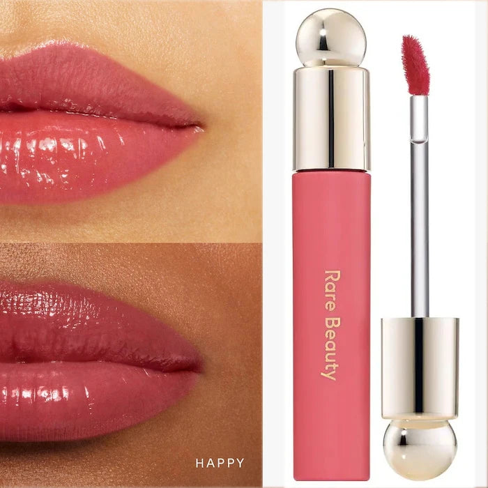 Blush Cremoso Matte com Glitter Iluminador e Lip Gloss Nutritivo para Maquiagem Completa