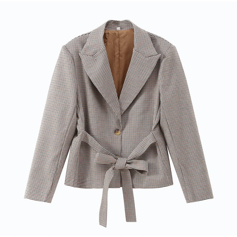 Women's Blazer & Shorts Set – Hooded Long Sleeve Jacket Suit | High Street Vacation Fashion 2026