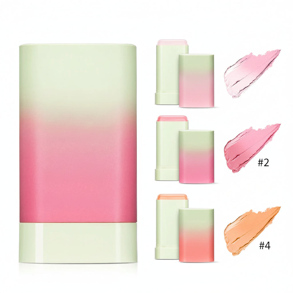 Blush Stick 3 em 1 que Muda de Cor com a Temperatura para Bochecha Lábios e Contorno 19g