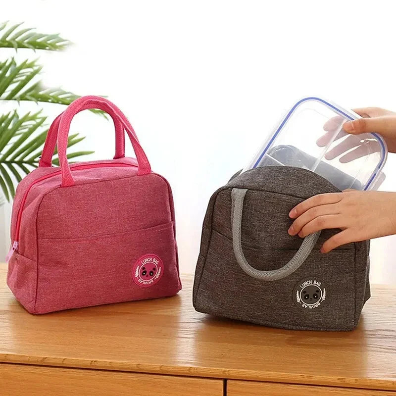 Bolsa Térmica para Marmita com Papel Alumínio Lancheira Isolante para Escola e Trabalho