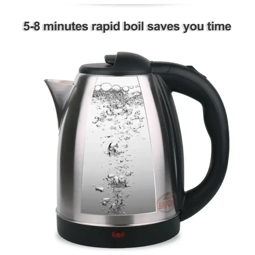 2L Food Grade Stainless Steel Electric Kettle Fast Boiling Water Heater Multifunctional Teapot for Coffee Beverage