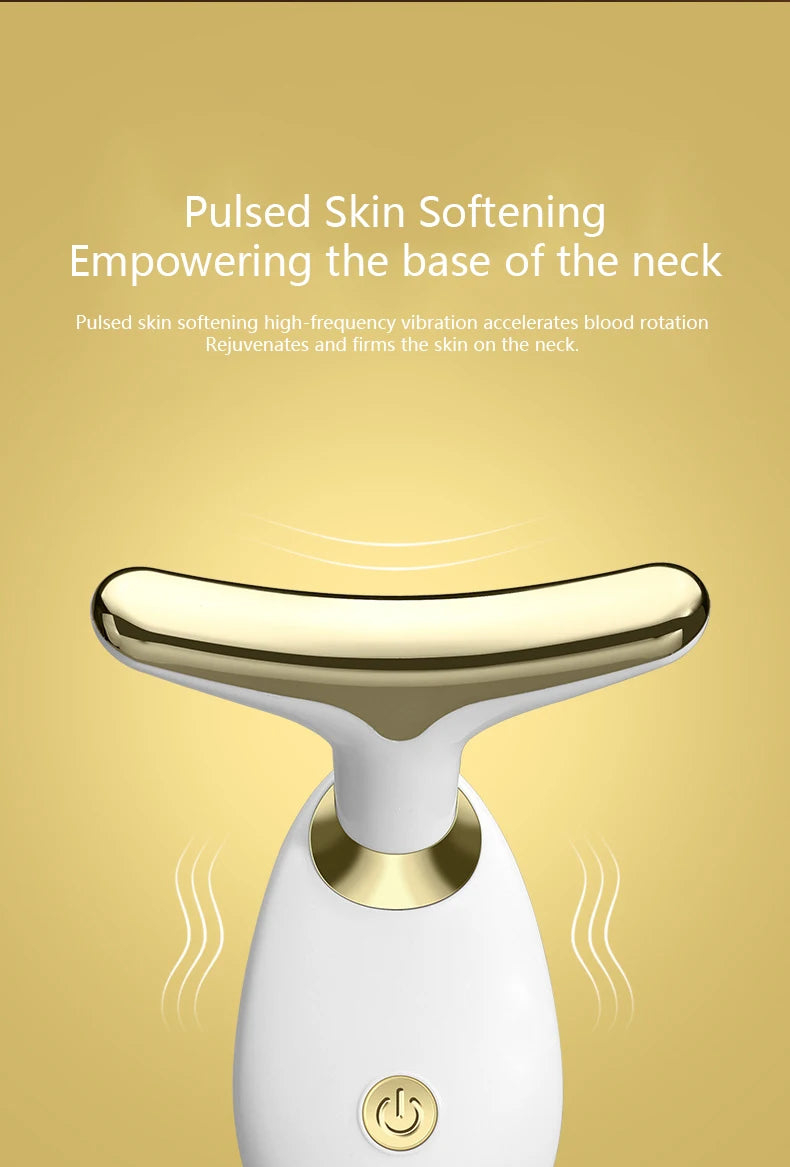 Massageador Facial e Cervical Elétrico Lifting Firmador e Rejuvenescedor