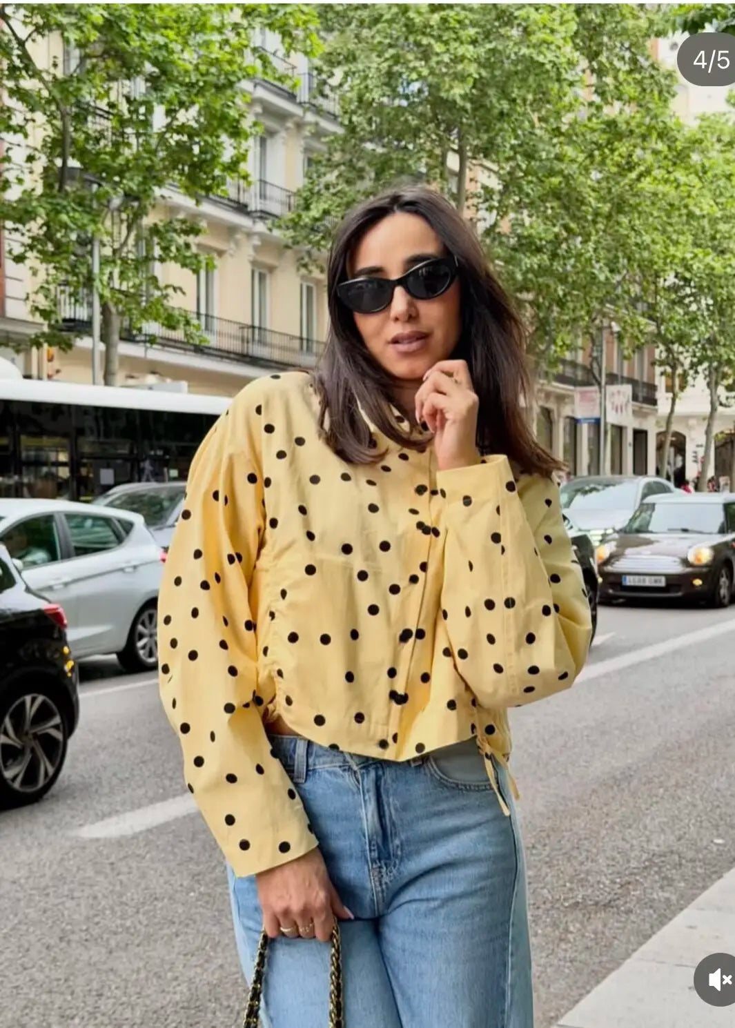 Women's Polka Dot Jacket & Shorts Set – Chic 2-Piece Street Style Suit